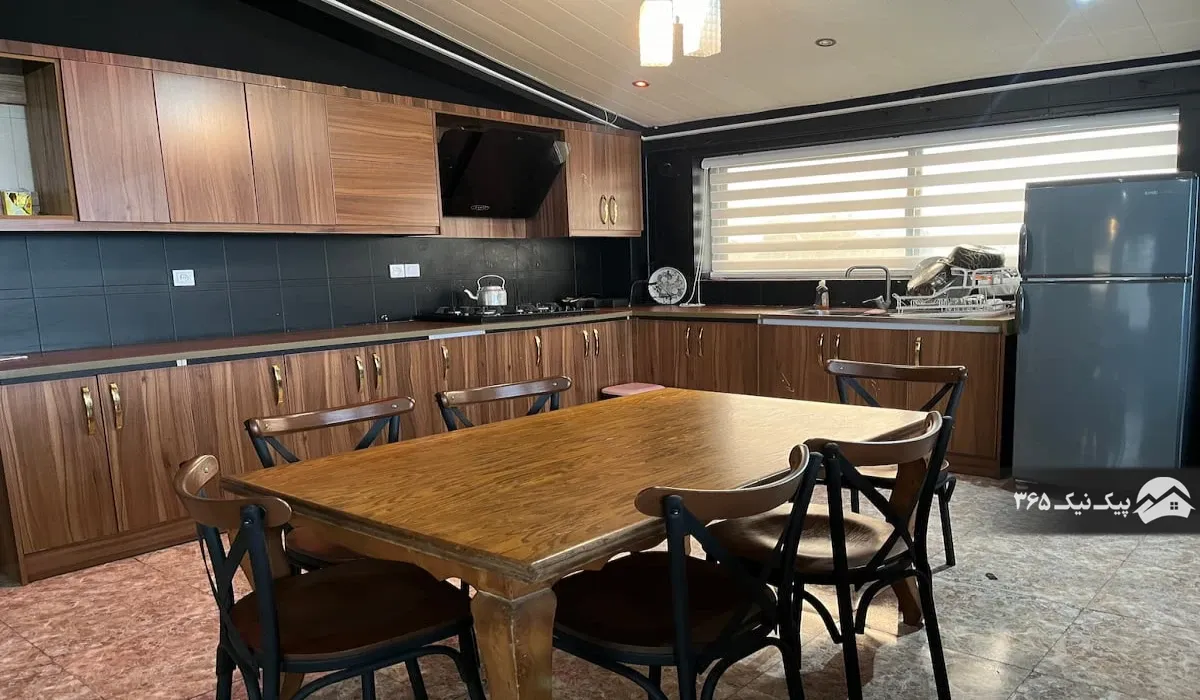 آشپزخانه اجاره ویلا دو خواب شهرک دریاکنار