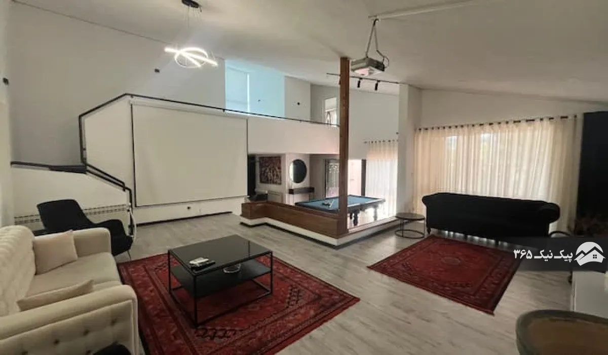 تی وی وال اجاره ویلا ۳ خواب نزدیک ساحل شهرک دریاکنار