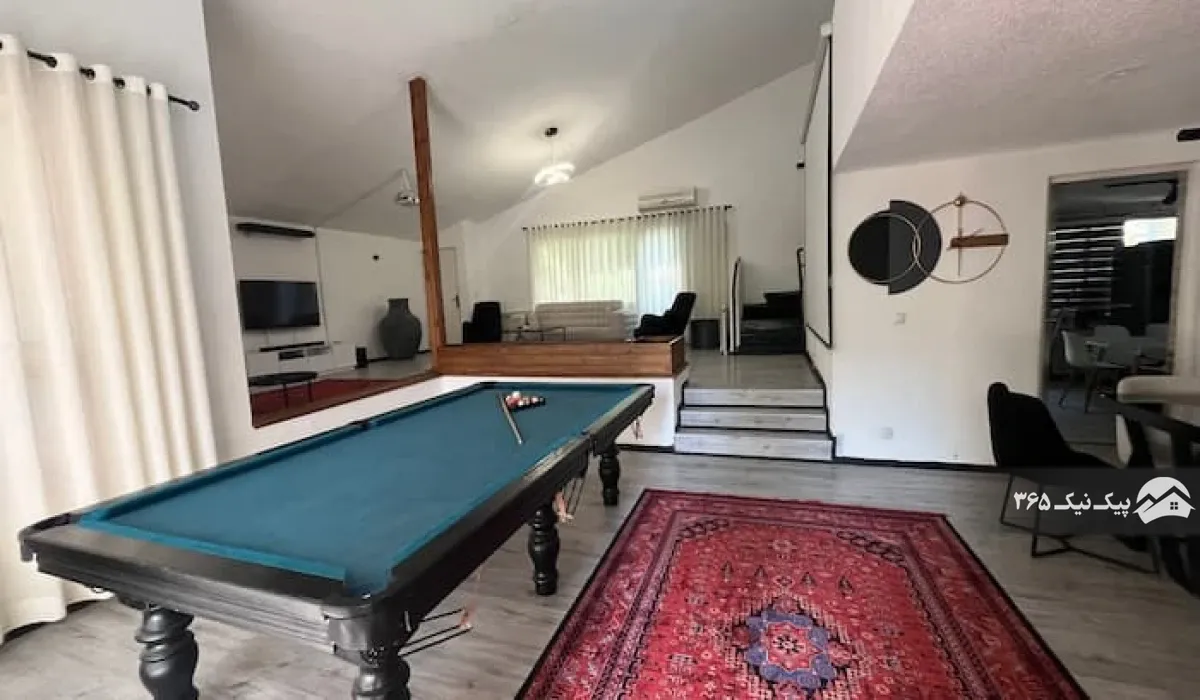 سالن اجاره ویلا ۳ خواب نزدیک ساحل شهرک دریاکنار