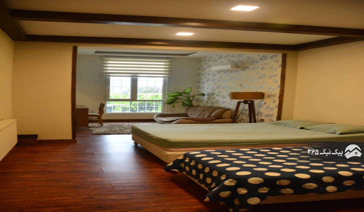اتاق خواب 2عمارت استخردار با ساحل اختصاصی