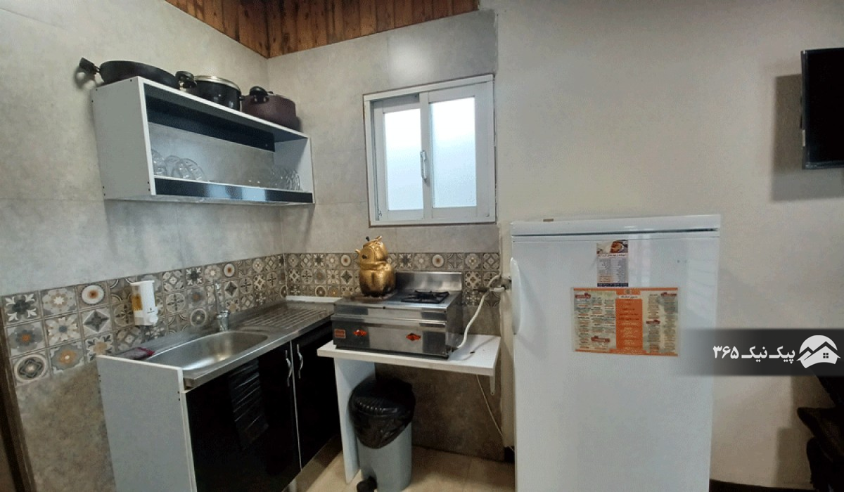آشپزخانه یک خوابه رو به دریا پاپلی بابلسر